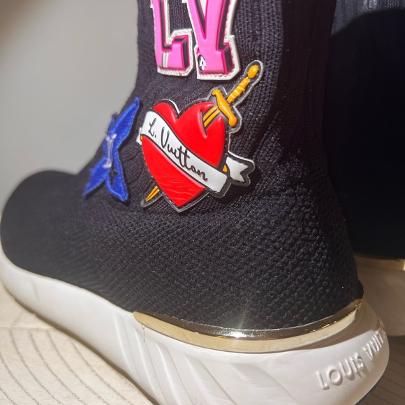 LOUIS VUITTON MONTANT AFTERGAME CLOTH TRAINERS - Picture 6 of 11